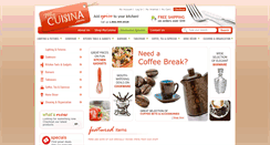Desktop Screenshot of mycuisina.com